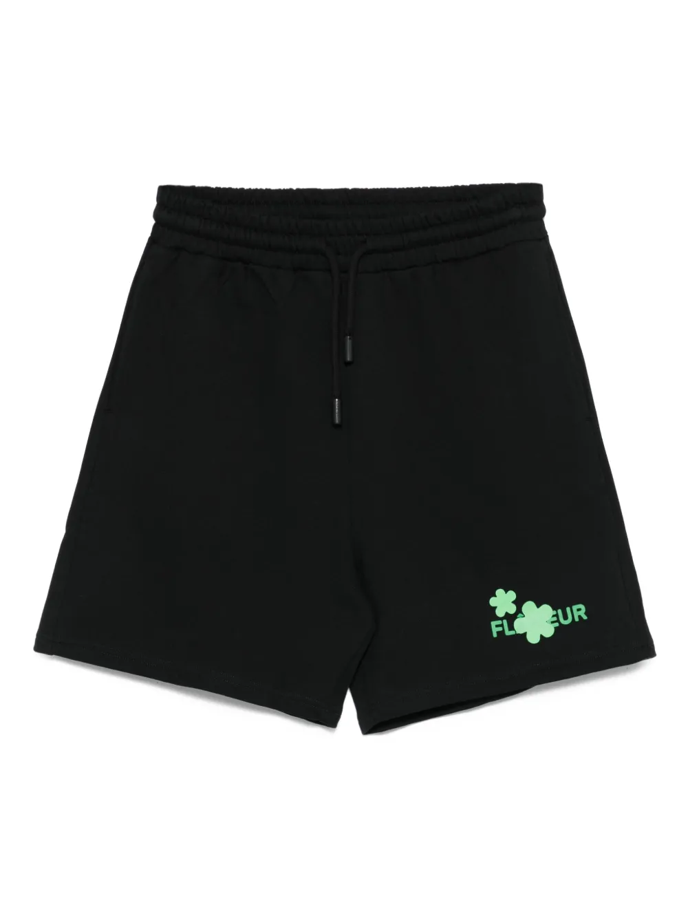 logo-print drawstring shorts