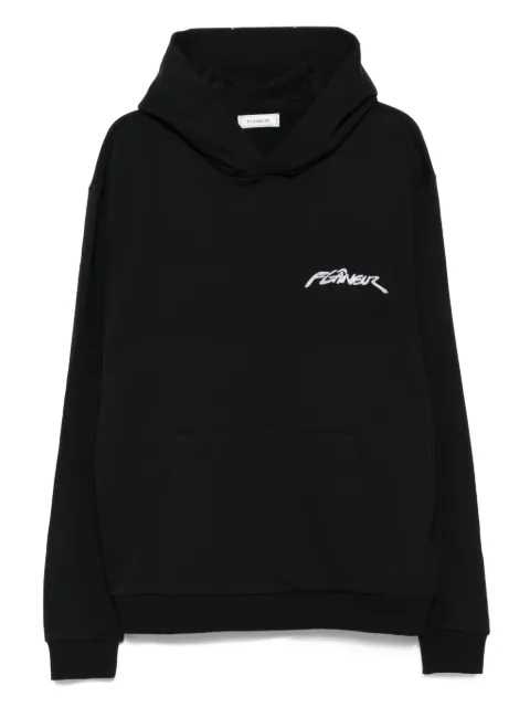 FLÂNEUR logo-print hoodie