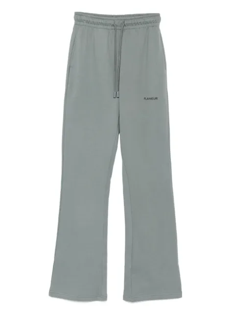 FLÂNEUR logo-print drawstring trousers