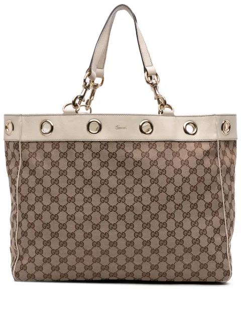 Gucci Pre-Owned tote Positano grande de lona GG 2000-2015