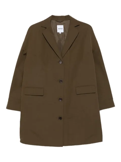 ASPESI button-front notched-lapel coat