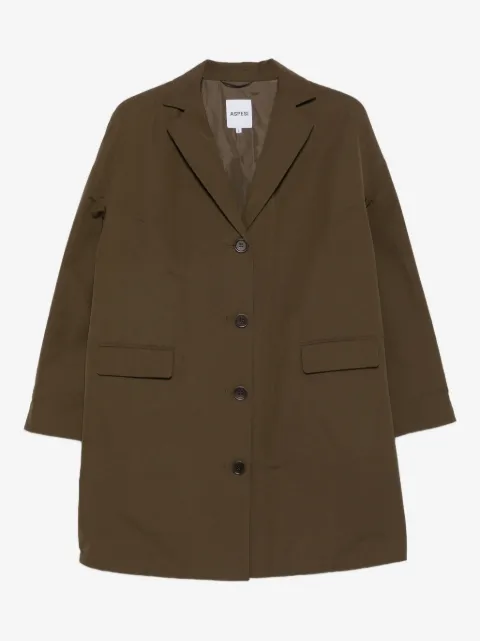 ASPESI button-front notched-lapel coat