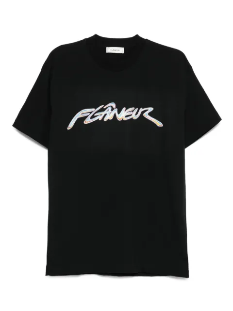 FLÂNEUR logo-print T-shirt