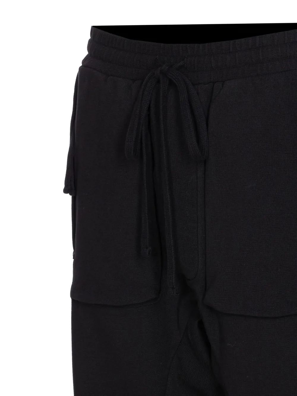 Thom Krom elasticated-waist pocket trousers Zwart