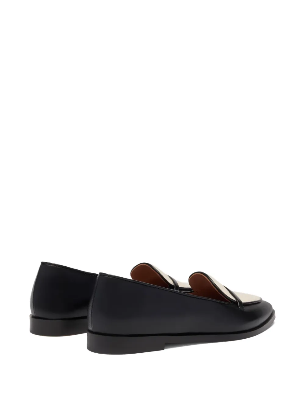 Malone Souliers leather paneled loafers Black