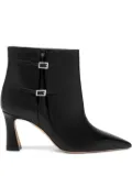 Malone Souliers 70mm Norma buckle-detail pointed-toe ankle boots - Black