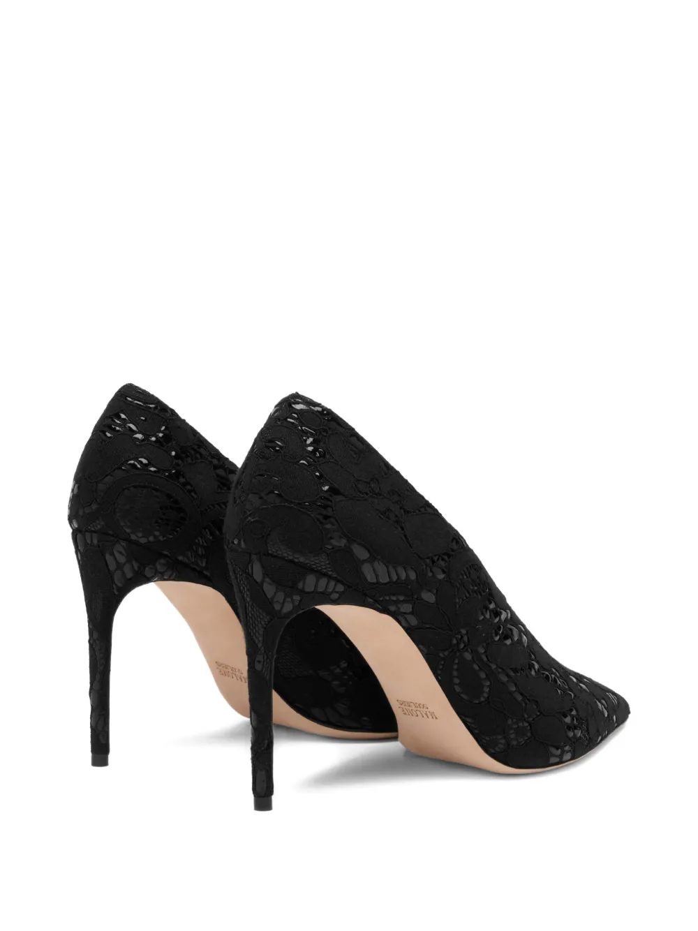 Malone Souliers 90mm pointed pumps Black