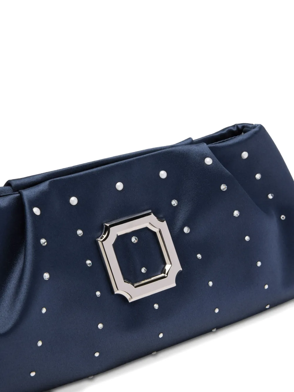 Malone Souliers Vittoria Embellished Clutch Bag In Blue