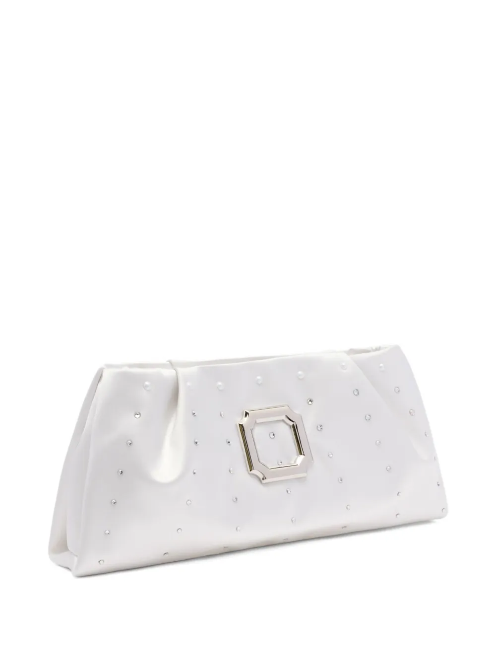 Malone Souliers Vittoria clutch verfraaid met kristallen Wit
