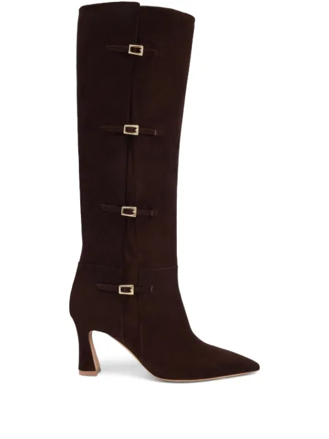 Malone Souliers 70mm Nolan buckle-detail suede knee-high boots