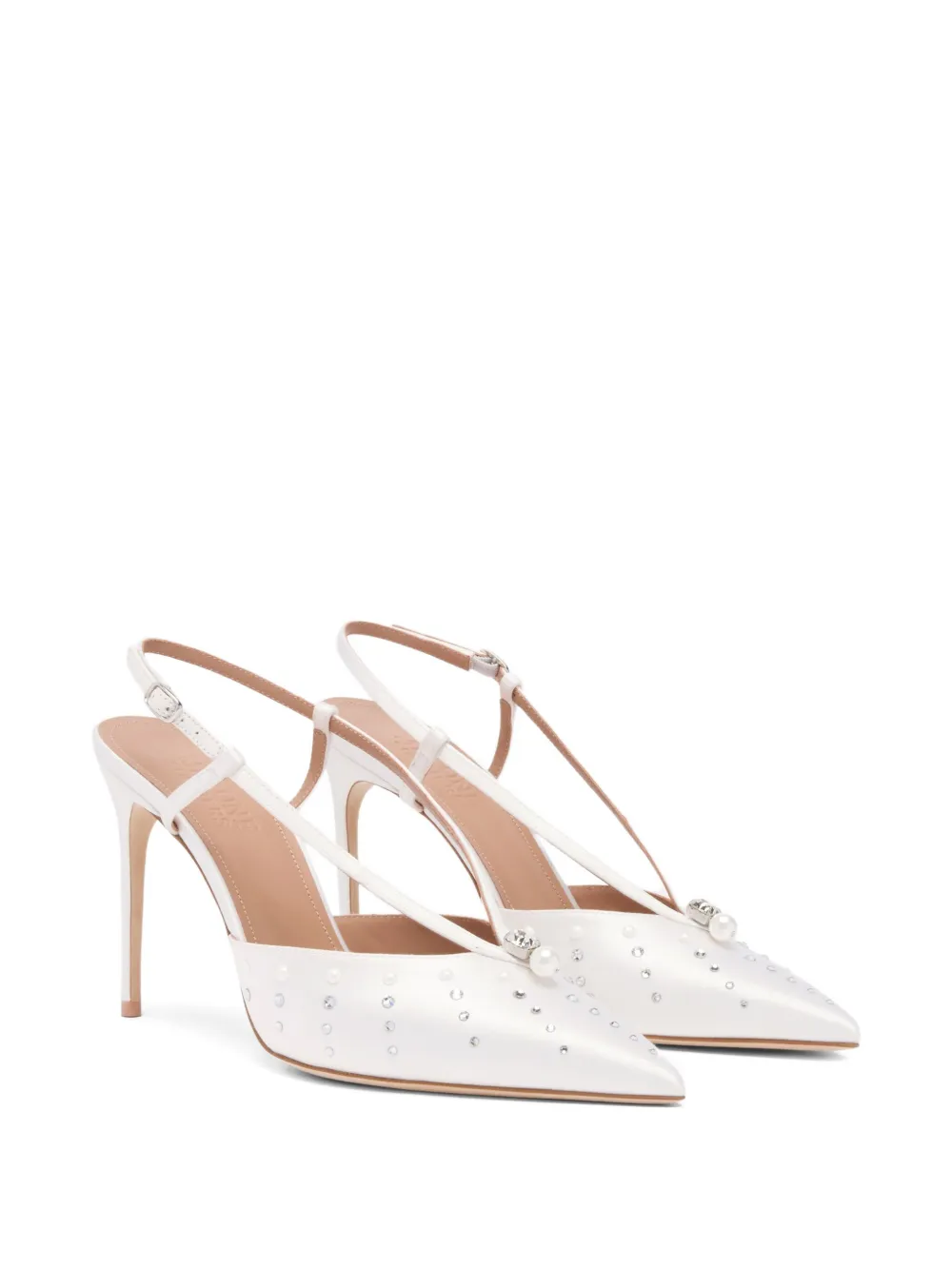 Malone Souliers 90mm crystal-pearl embellished pumps | Heeled Pumps | Image 2