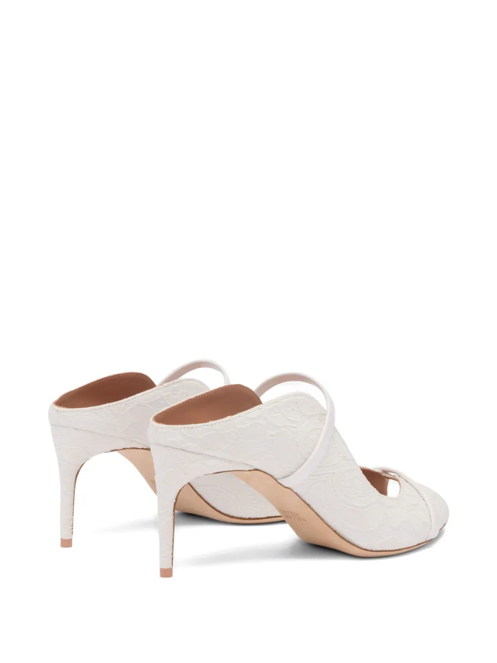 Malone Souliers 70mm Noah lace-detail heeled sandals White
