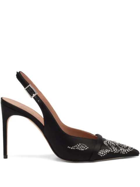 Malone Souliers 90mm Jazz embellished slingback heeled pumps