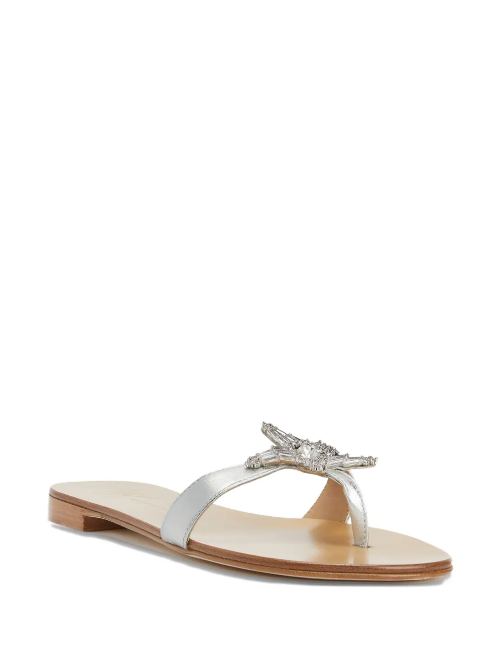 Giuseppe Zanotti Eligia star-embellished sandals Silver