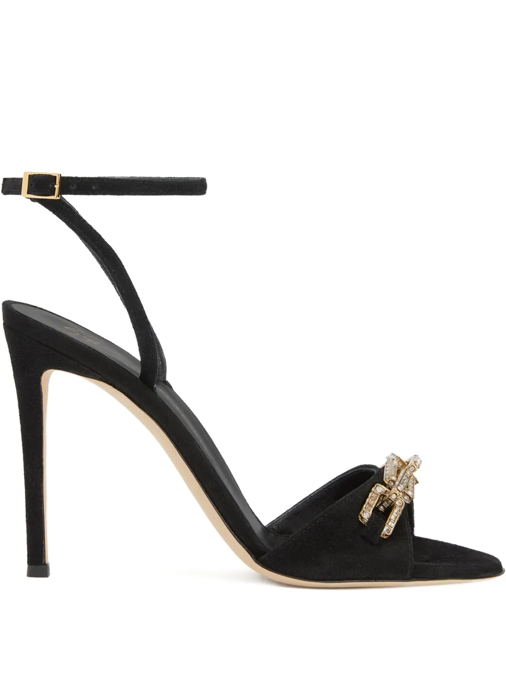 Giuseppe Zanotti Evry crystal-embellished stiletto sandals Black