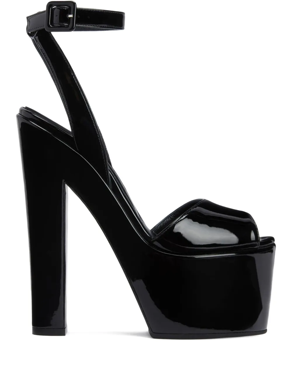 Giuseppe Zanotti 170mm Tarifa Platform Sandals In Black