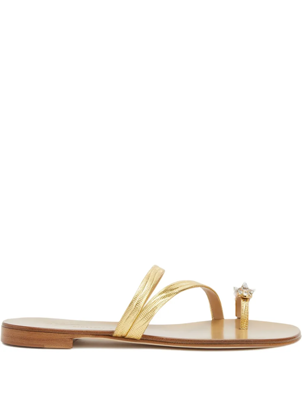 Giuseppe Zanotti Febe Studs crystal-embellished sandals Gold
