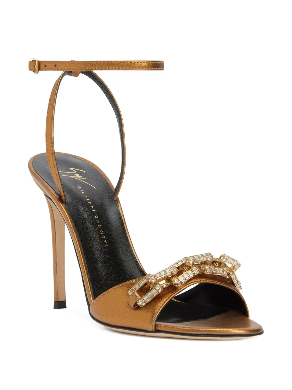 Giuseppe Zanotti Evry crystal-embellished sandals Gold