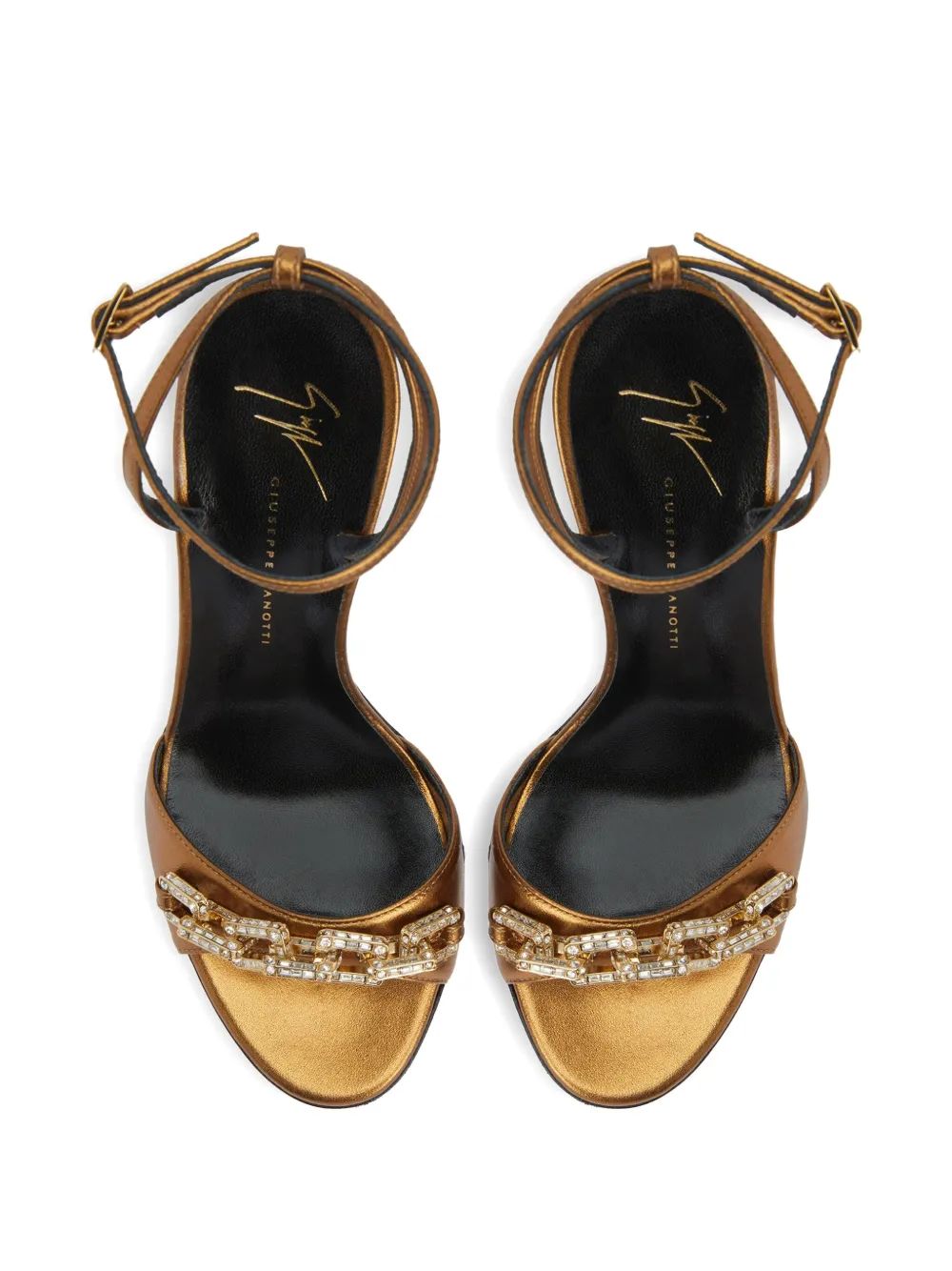 Giuseppe Zanotti Evry crystal-embellished sandals Gold