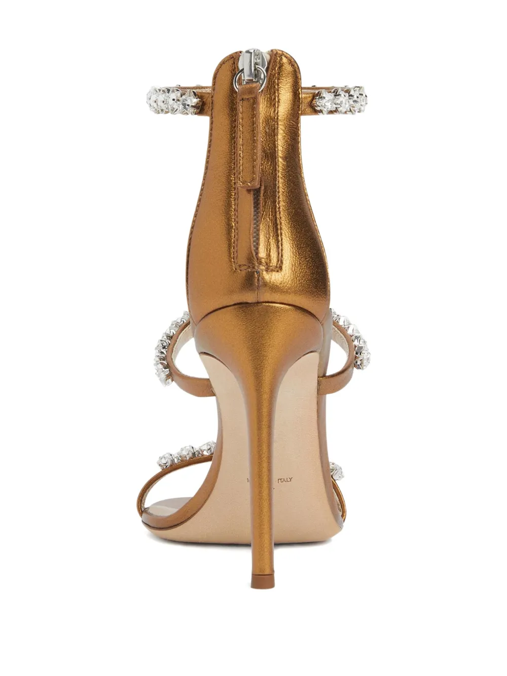 Giuseppe Zanotti 105mm Harmony Cometa Star-embellished Sandals In Gold