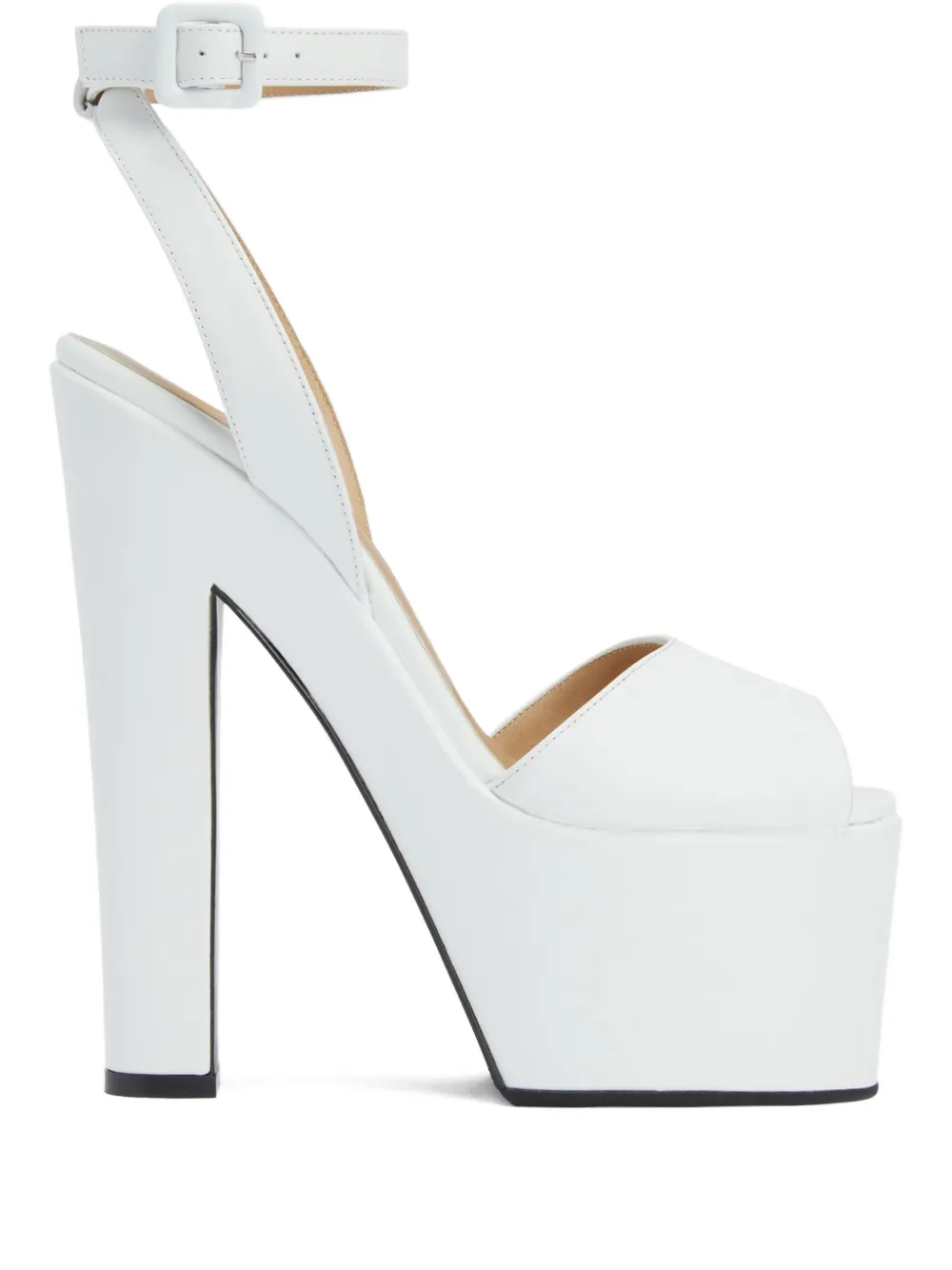 Giuseppe Zanotti Tarifa platform ankle-strap sandals White