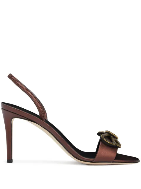 Giuseppe Zanotti Zari bow-embellishment slingback sandals