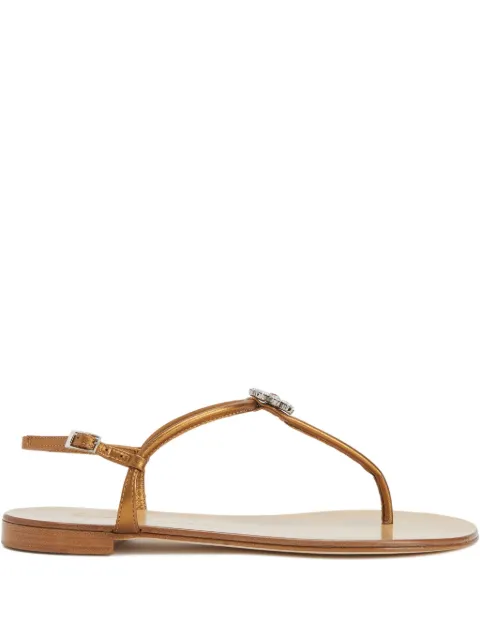 Giuseppe Zanotti Geltrude crystal-flower sandals