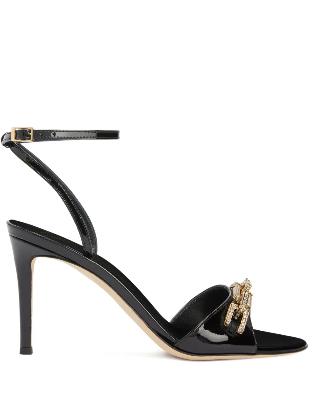 Giuseppe Zanotti Evry crystal-embellished sandals Black