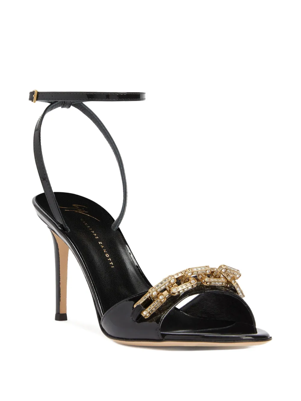 Giuseppe Zanotti Evry crystal-embellished sandals Black