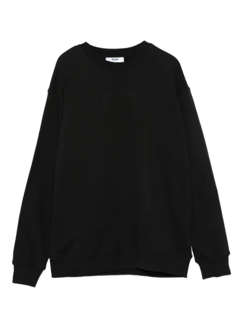 MSGM Kids logo-embossed sweatshirt