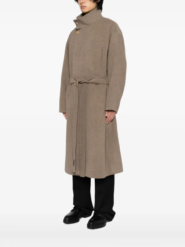 ジャケット・アウター FEAR OF GOD HIGH NECK TRENCH COAT Fear of God High Twist Wool High Neck Trench in Black | FWRD