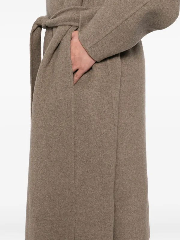 Fear Of God high-neck double-breasted Coat | Brown | FARFETCH