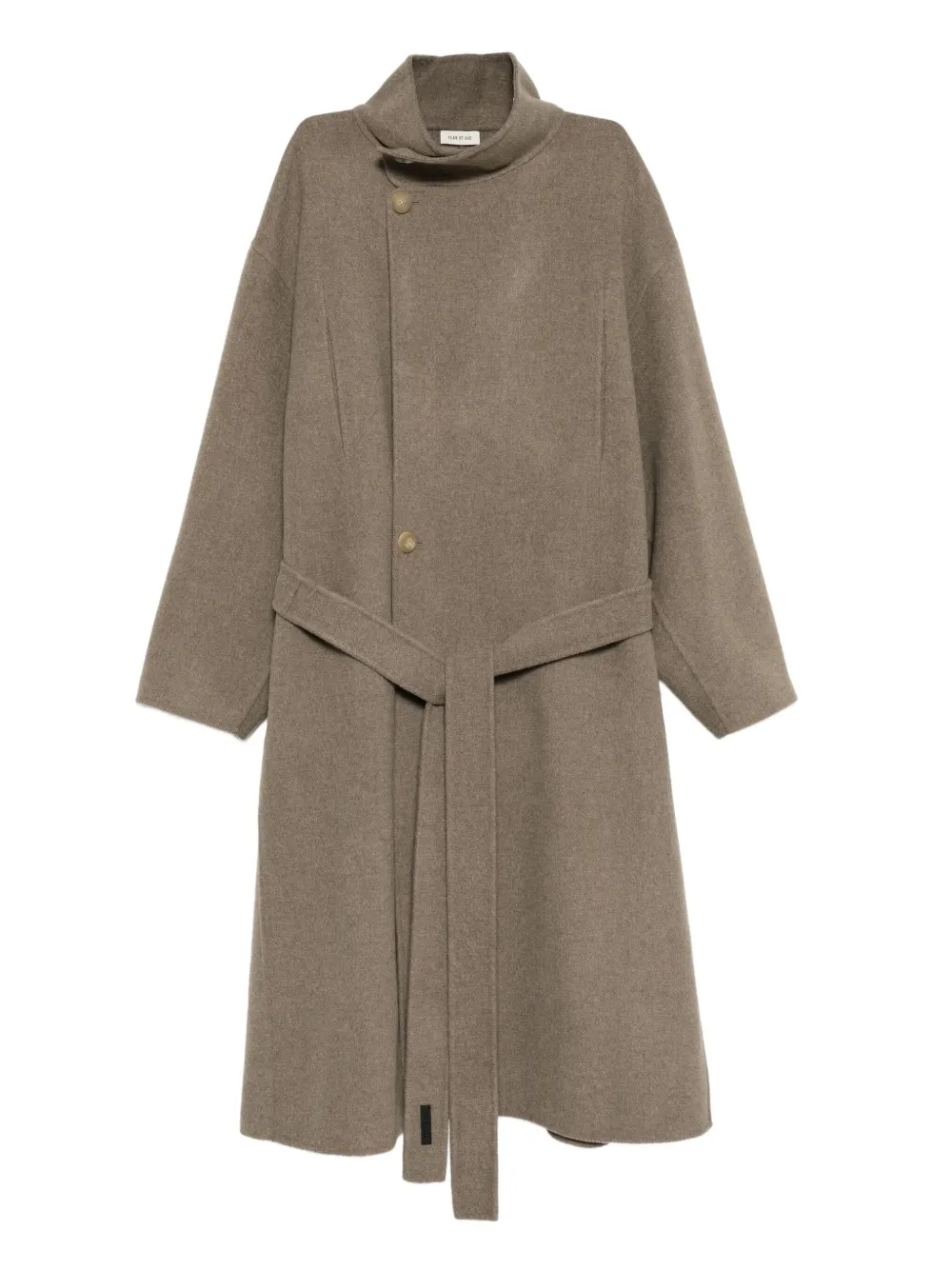 Fear Of God Mantel met dubbele rij knopen Bruin