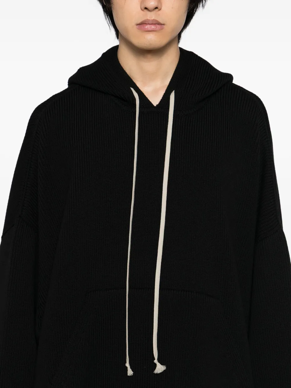 Rick Owens Hun hoodie Zwart