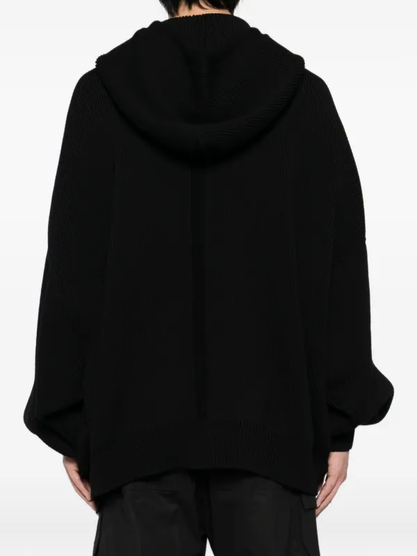 Rick Owens Hun パーカー | ブラック | FARFETCH JP