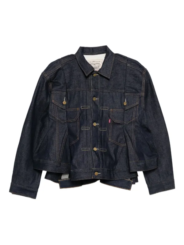 Levi's® x sacai Men's Denim Jacket Levi's® X Sacai Denim Jacket - Blue | Levi's® PL