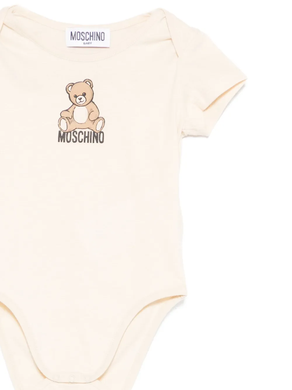 Moschino Kids teddy-print bodysuit pack - Wit