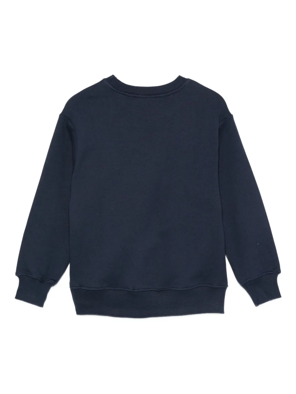 MSGM Kids Sweater met logo-reliëf Blauw