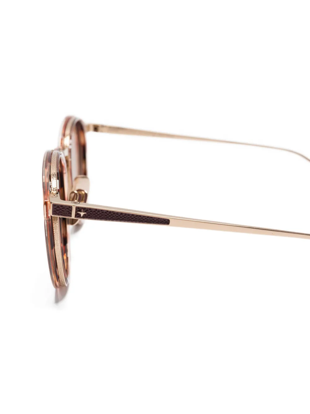 Leisure Society Sienna zonnebril met rond montuur Goud