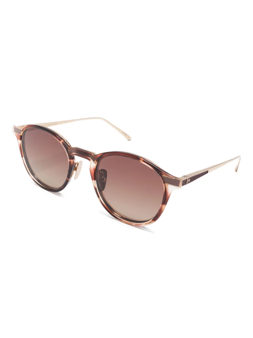 Leisure Society Sienna zonnebril met rond montuur - Goud