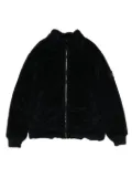 Stone Island Junior quilted corduroy jacket - Black