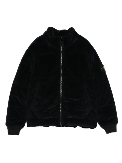 Stone Island Junior quilted corduroy jacket