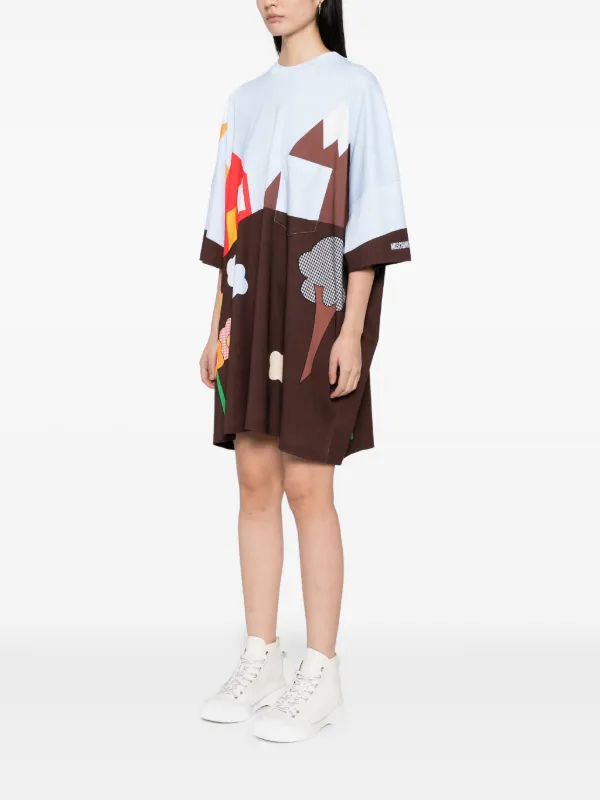 Moschino グラフィック ドレス | ブルー | FARFETCH JP Moschino グラフィック ドレス | ブルー | FARFETCH JP