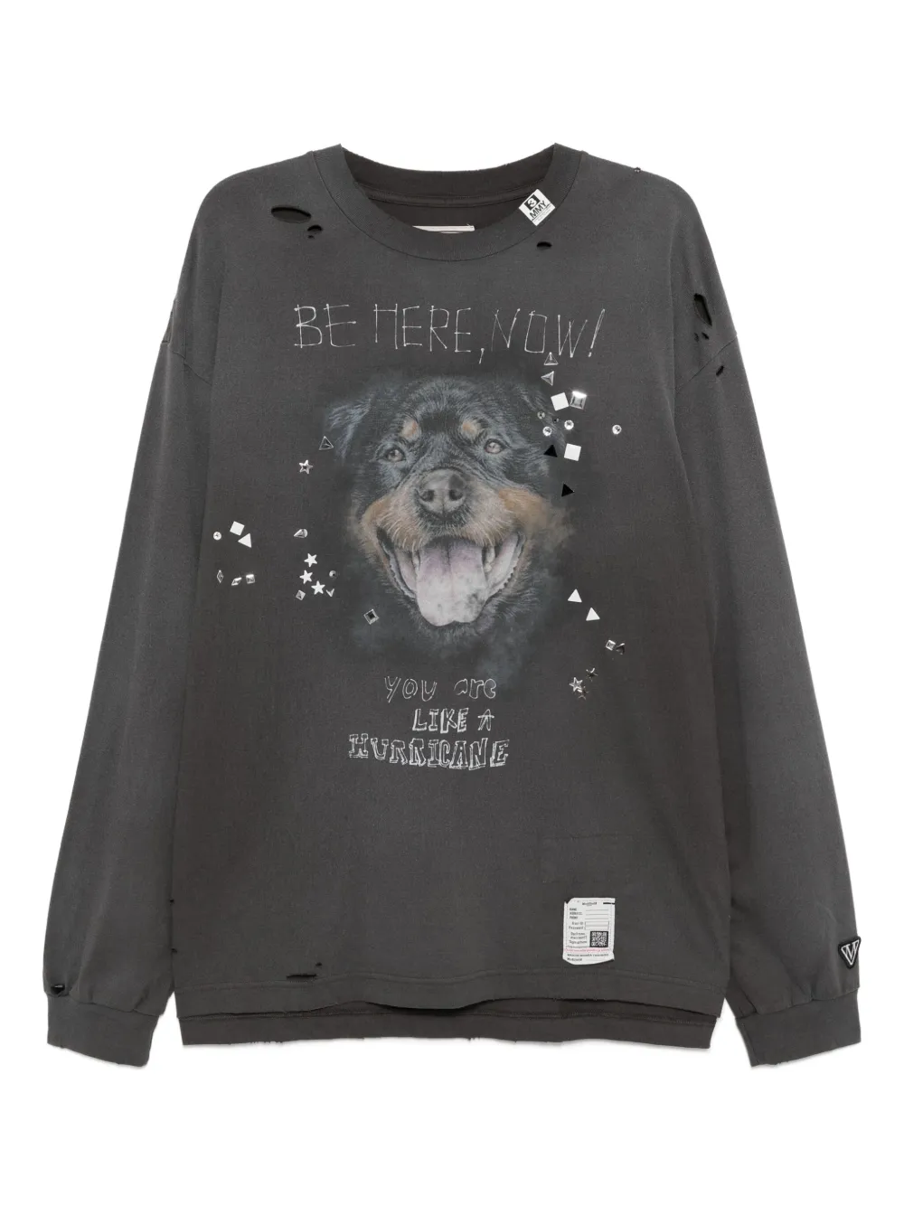 Maison MIHARA YASUHIRO graphic-print T-shirt Grijs