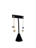 Louis Vuitton Pre-Owned 2013 Gold Plated Crystal Gamble Drop Earrings And Necklace Set costume earrings