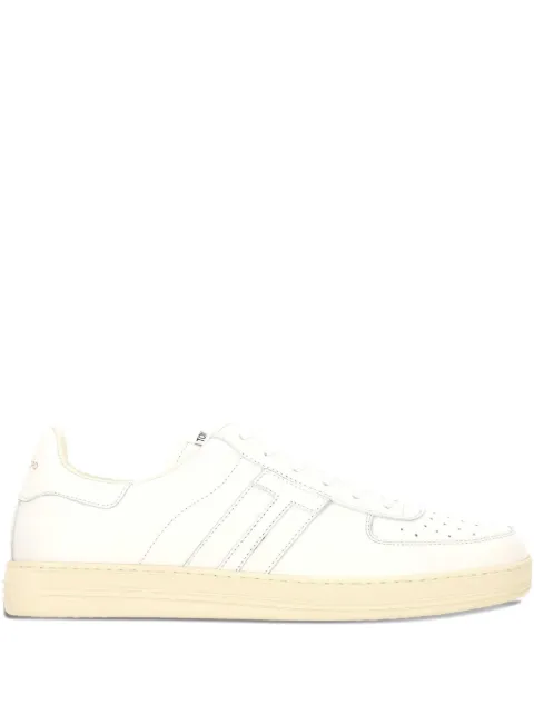 TOM FORD leather panelled sneakers 