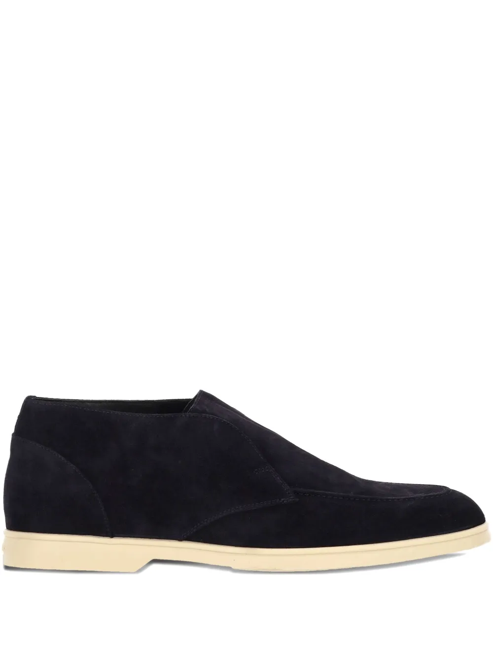 Doucal's suede Chukka loafers Blue