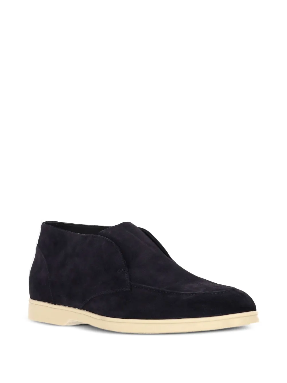Doucal's suede Chukka loafers Blue