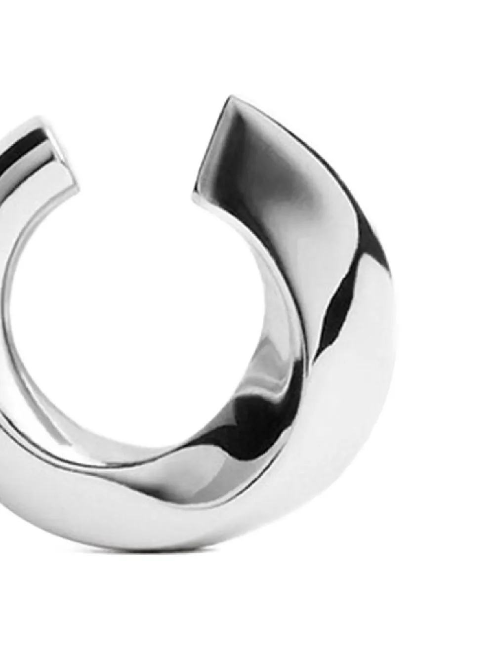 Jacquemus Le Tourni silver-plated ear cuff - Zilver