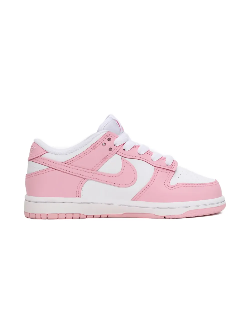 Nike Kids Dunk Low Medium Soft Pink sneakers - Wit